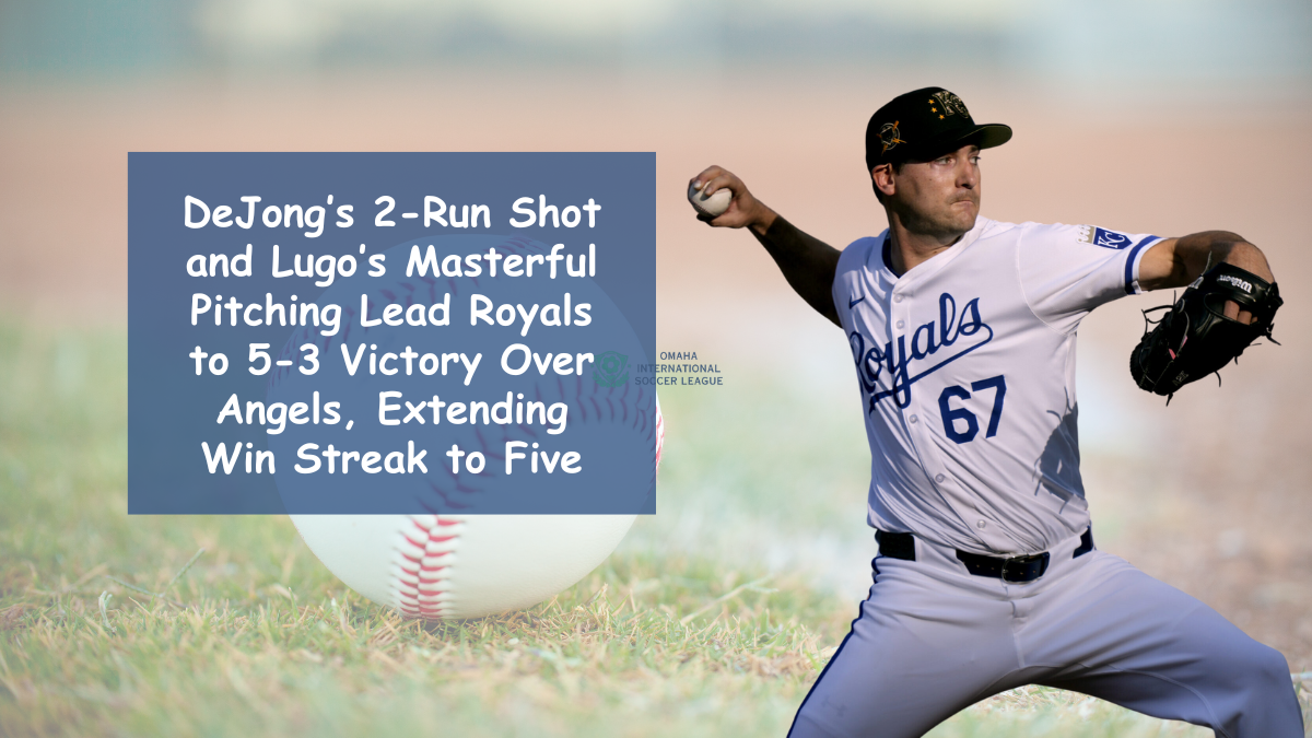 DeJong’s 2-Run Shot and Lugo’s Masterful Pitching Lead Royals to 5-3 Victory Over Angels, Extending Win Streak to Five